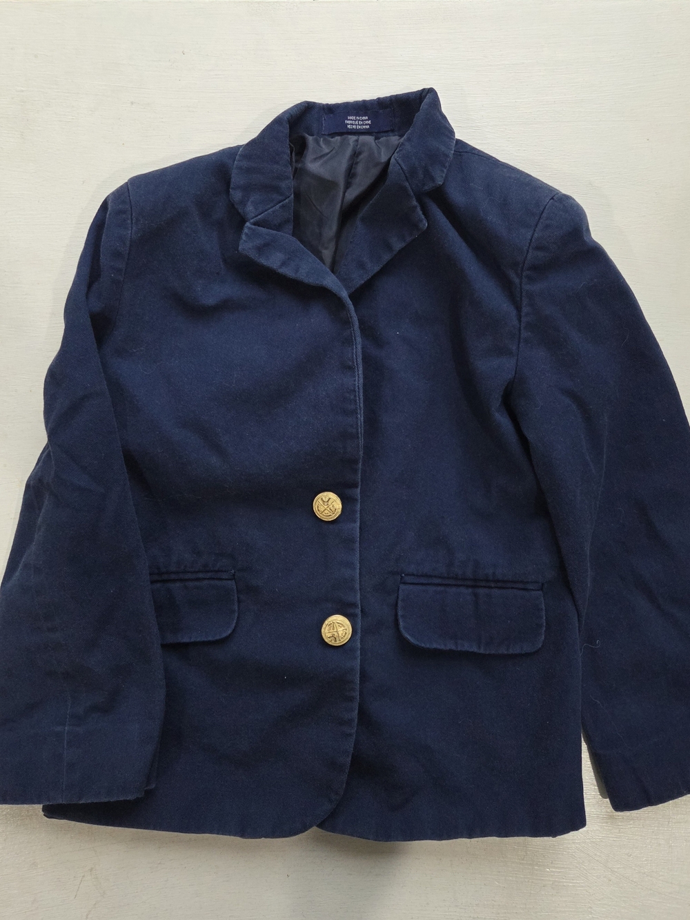 Izod Navy Blazer with Gold Buttons - Kids